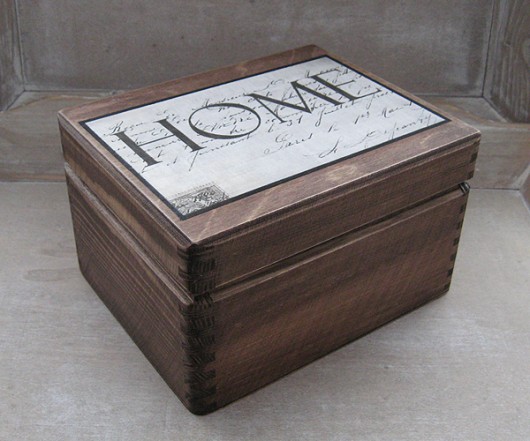 Szkatułka Home scarllet art