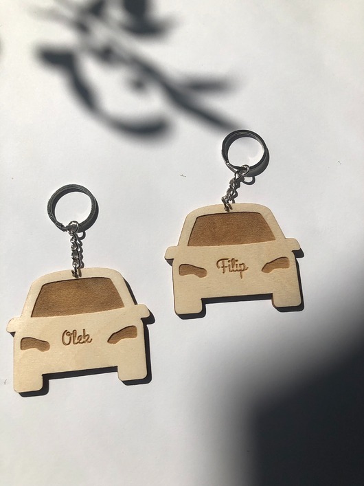 breloki dla niego Brelok dla CHŁOPAKA personalizowany auto