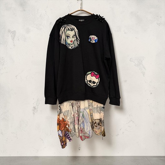 bluza bez kaptura damska MONSTER GIRLS 