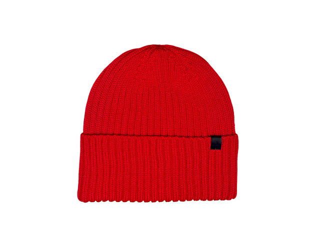 czapki i kapelusze męskie Czapka 100% Merino - Czerwona One size