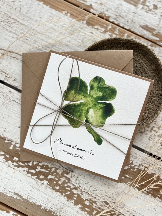 kartki scrapbooking Powodzenia w nowej pracy