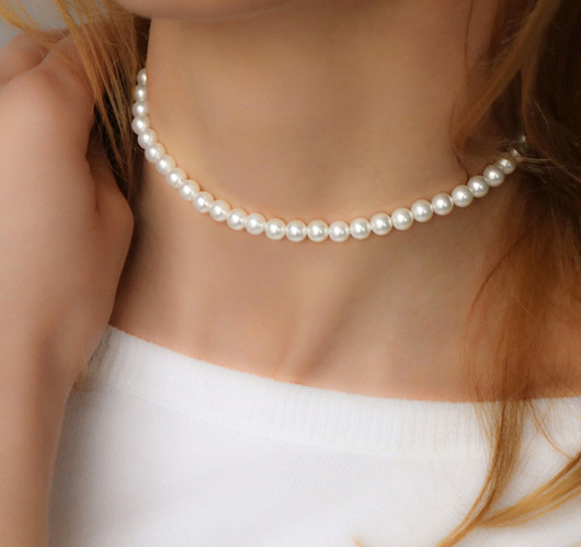 Naszyjnik z białych pereł Coccola JEWELLERY