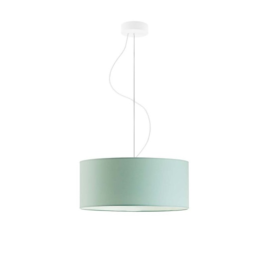 Miętowa lampa wisząca dla dzieci z abażurem HAJFA fi - 40 cm LYSNE