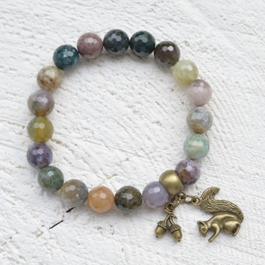agate & squirrel Made by Magda