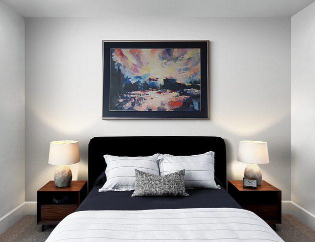 obrazy Oprawiony obraz, ręcznie malowany na płótnie 70x100 cm - pejzaż