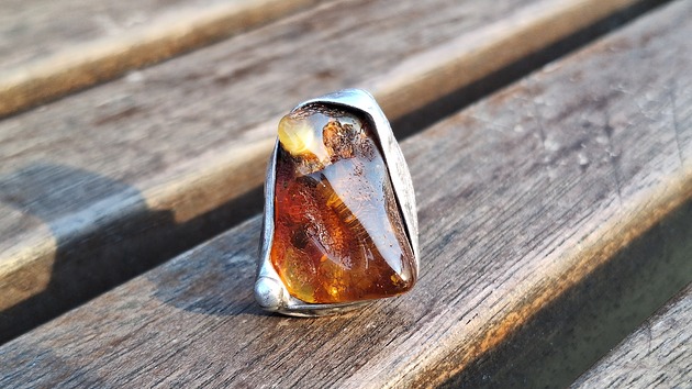 pierścionki - różne Big - pierścionek regulowany