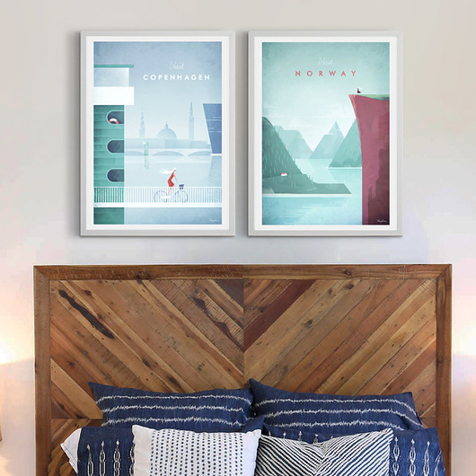 plakaty Skandynawia - vintage plakaty