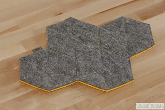 pod_kładki filcowe - KOMPLET 4 SZT. niebo design