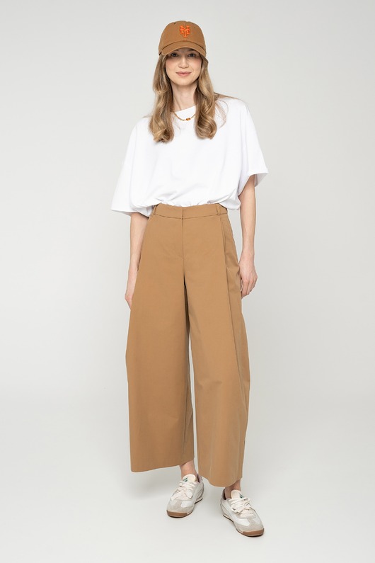 spodnie materiałowe damskie Spodnie baloon