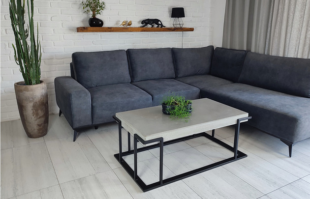 stoliki kawowe Stolik kawowy betonowy Onyx