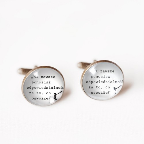 spinki do mankietów Mały Książę - spinki