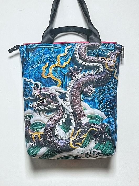 torby i nerki męskie Foto MIMA bag UNI vege print