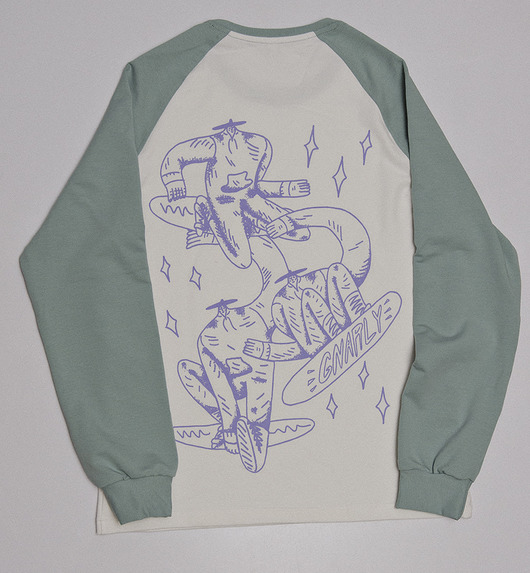 bluza bez kaptura damska Longsleeve Gnarly