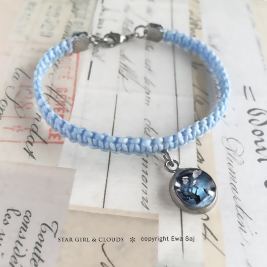 bransoletki z kamieni naturalnych Star Girl i Obłoki - summer bracelet