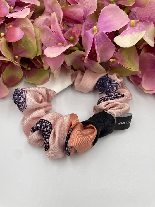 gumki do włosów Gumka do włosów scrunchie 100% jedwab