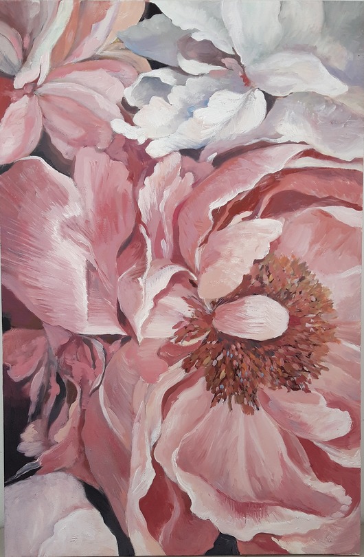 Obraz olejny" Peonie V" Kotikon
