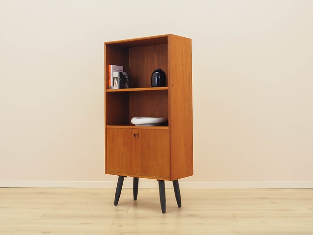 półki Regał tekowy, duński design, lata 70, produkcja: Dania