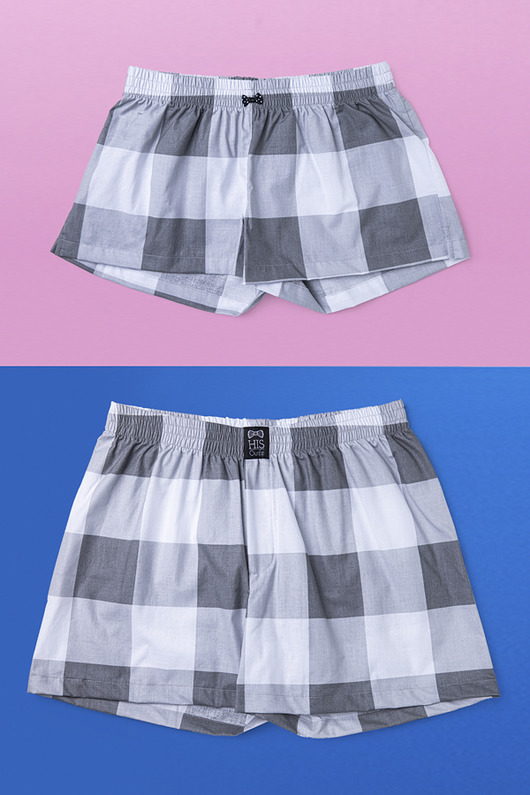 Spodenki do spania dla PARY  bokserki SIELSKO HisOutfit