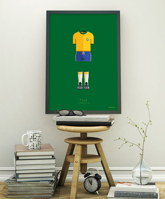 plakaty Pele - piłka nożna - plakat fine art