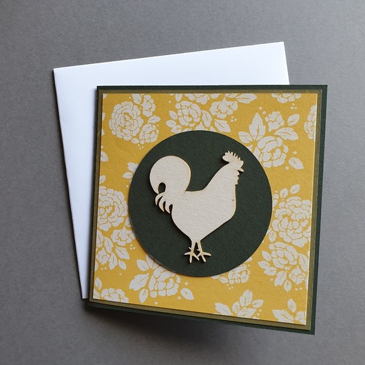 kartki scrapbooking Kartka_kogut