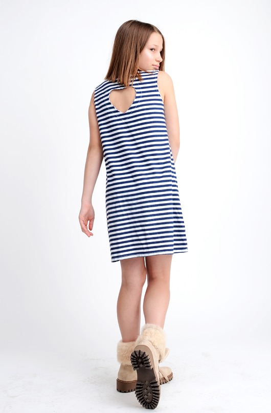 sukienki dla dziewczynki Heart Dress Stripes