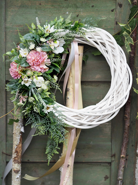 Wiosenny wianek kwiatowy ROMANTIC EASTER FlodiaAtelier