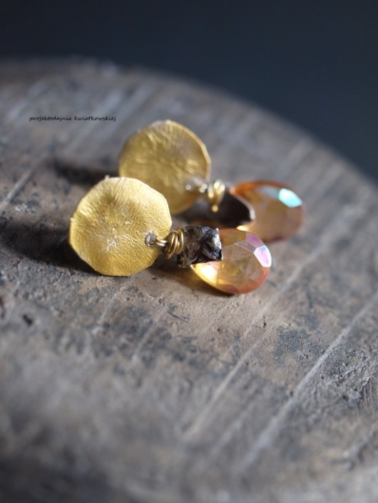 kolczyki wire wrapping Campanula 4