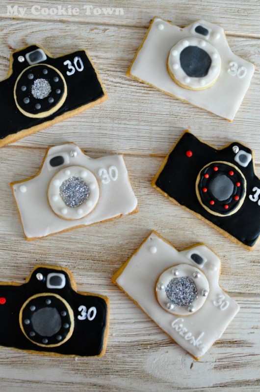 Słodkie ciasteczka - aparaty fotograficzne My Cookie Town