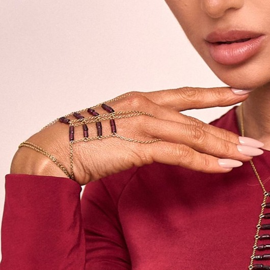 bransoletki złote Bransoletka z pierścionkiem Allure Double 2w1