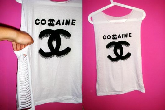 koszulka COCAINE FAKE CHANEL XXXkipeke