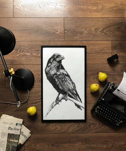 grafiki i ilustracje Kruk