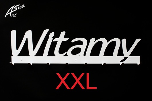 Wieszak na ubrania Witamy XXL Piękny Nowoczesny ArtSteel