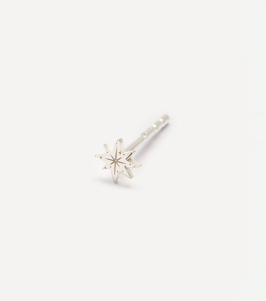 kolczyki srebrne Kolczyk srebrny mini iskra Make a Wish