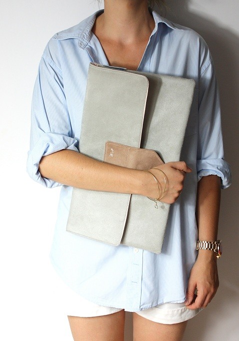 Kopertówka XL silver gray Zuzia Górska