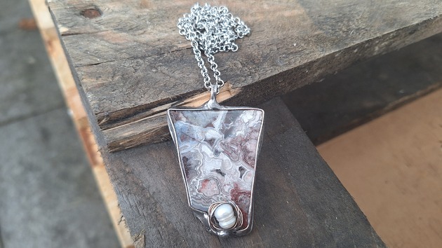 wisiory Perła w gniazdku - wisiorek