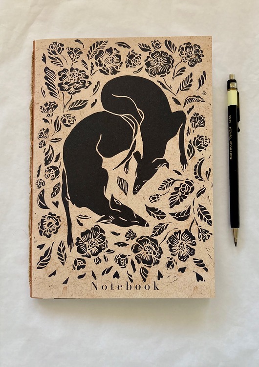 notatniki i albumy Notes -  Charty w kwiatkach