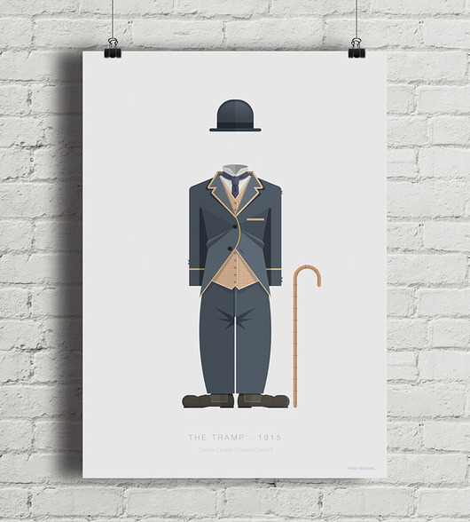 Plakat Charlie Chaplin - Tramp  minimalmill