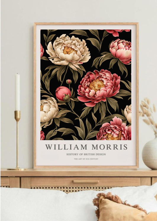 plakaty PLAKAT dekoracyjny , William Morris, wystawowy