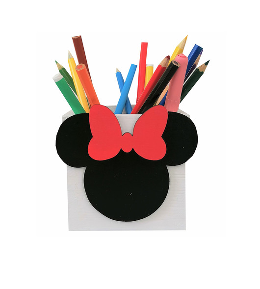 pojemniki na zabawki Przybornik na kredki-Minnie- OMM02