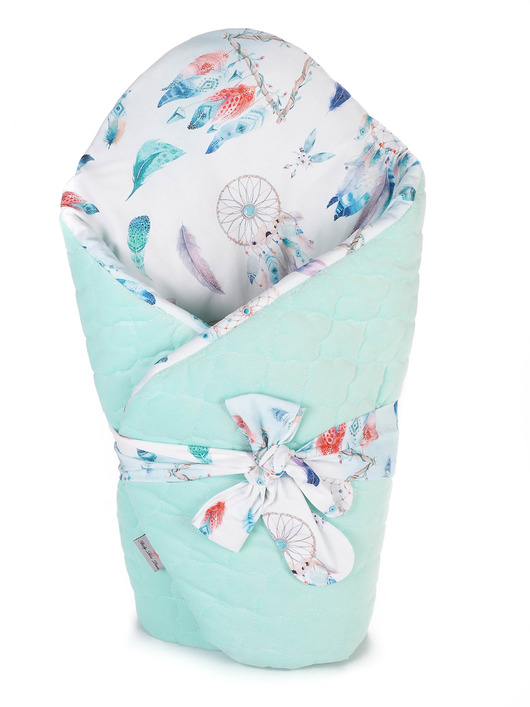 Rożek Becik Niemowlęcy - Łapacze S. Mint Baby Love Decor