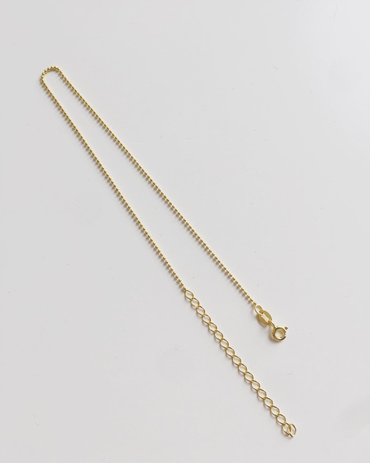 Pozłacana kuleczkowa bransoletka na nogę VENA Jewellery