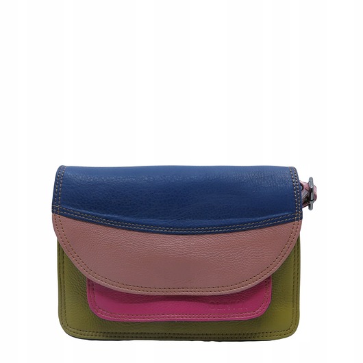 torby na ramię Torebka damska skórzana regulowany pasek kolorowa eko OLIVKA