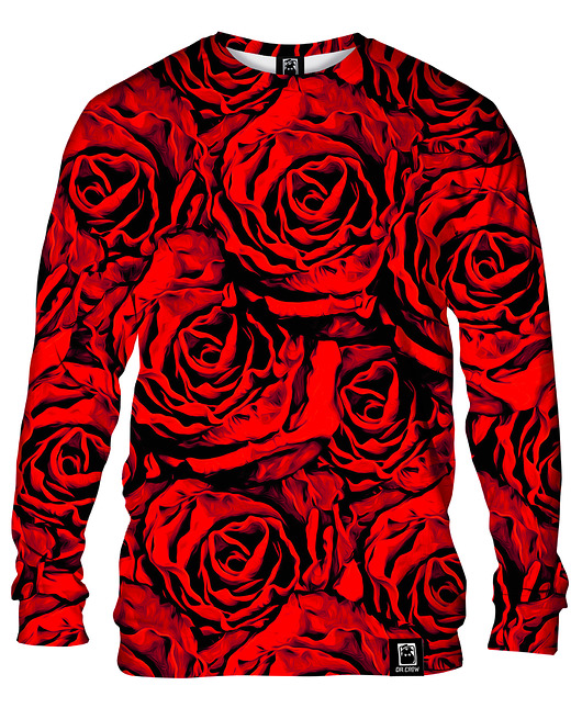 Bluza Bez Kaptura Damska DR.CROW Red Roses