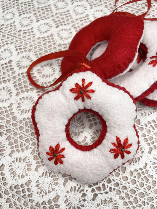 ozdoby choinkowe Zestaw świątecznych zawieszek #07