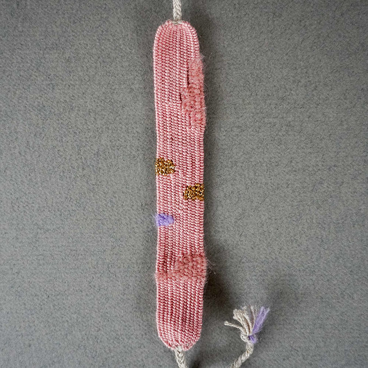 bransoletki na sznurku Szeroka bransoletka handmade na sznurku - unikat