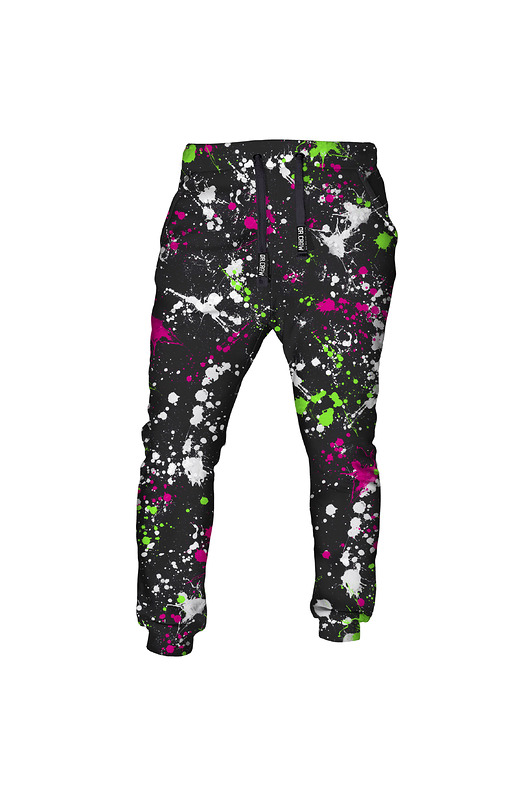 spodnie dresowe damskie Damskie Spodnie Fullprint DR.CROW Paint Drop
