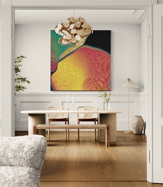 grafiki i ilustracje Rythm of Stillness, autorski graficzny obraz