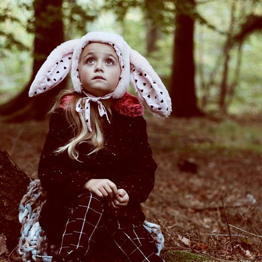 Czapka bonetka z uszami królik Lady Stump