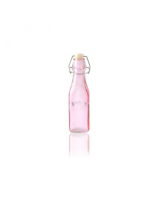 Butelka Kilner 0,25l Colour Clip Top różowa MIA home