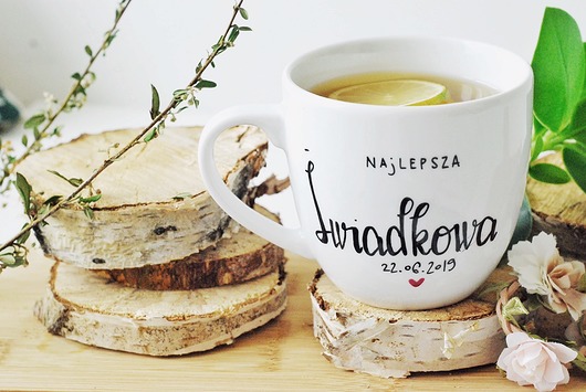 Kubek NAJLEPSZA ŚWIADKOWA Z WYBRANĄ DATĄ Jędrki